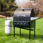 RTG2430 Black Steel Gas Grill from Holstein Manufacturing